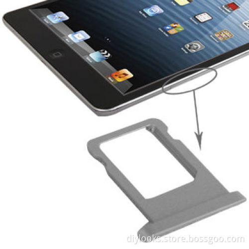 SIM Card Tray Holder for iPad Mini 2 Retina WLAN + Cellular (Silver)
